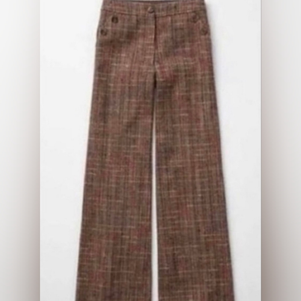 Anthropologie Cartonnier Mohegan tweed pants size 8